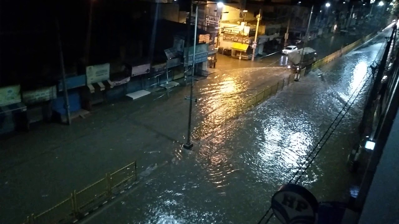 Karnal commettiee chowk heavy rain in 2 am 5 July 2020