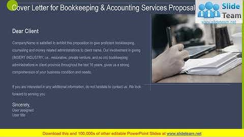 Bookkeeping And Accounting Services Proposal PowerPoint Presentation Slides