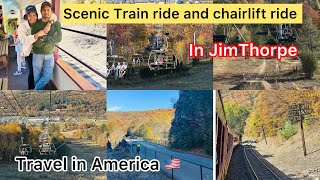 Scenic Train ride and chairlift ride ❤️ | Travel in 🇺🇸 | chami ‘s Life ♥️