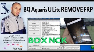 BQ Aquaris U Lite REMOVE FRP BYPASS GOOGLE box nck