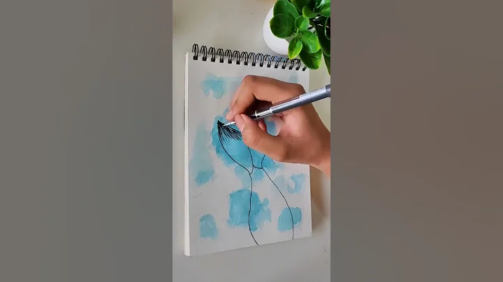 Calligraphy / Hello June / Quotes / Mermaid / Water Colour / Beautiful / Nivisha's Art #shorts