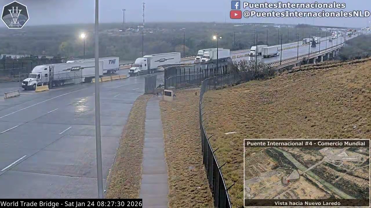 2026 01 24   Puente Internacional 4 viendo hacia Nuevo Laredo