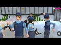baby rina tamaki vs all yakuza himawari office sakura school simulator  #sakuraschoolsimulator 