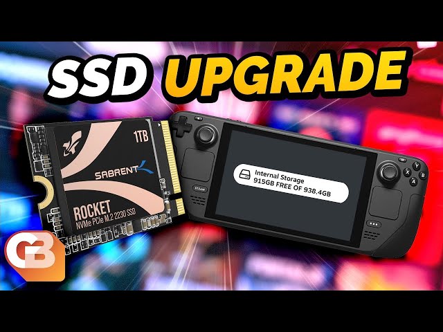 Upgrading my Steam Deck with a 1 TB SSD was SHOCKINGLY easy - YouTube