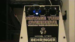 Behringer Vintage Tube Overdrive VT911 Arrives! | KrisPicks