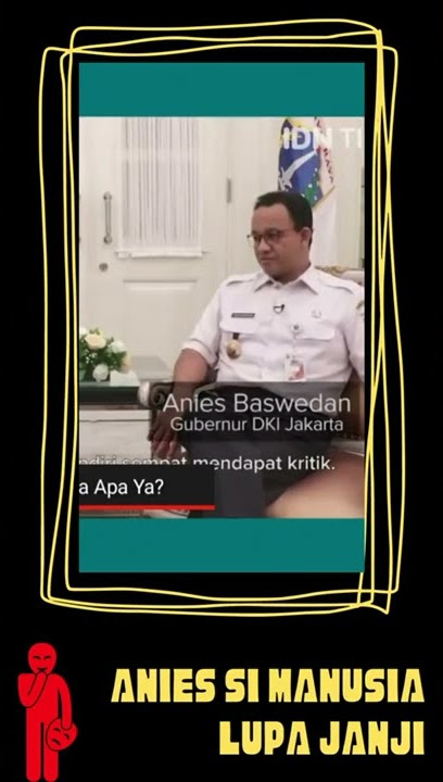 Anies Kebanyakan Obral Janji  !!!