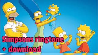 Simpsons ringtone + download