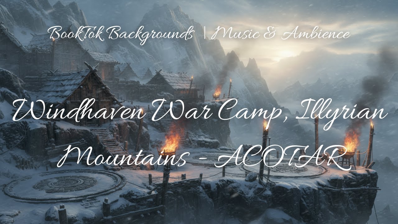 ❄️ Windhaven War Camp | Illyrian Mountains ACOTAR Ambience⚔️