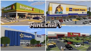 Así se verían estas tiendas en minecraft
