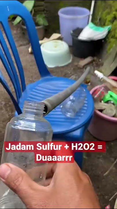 Jadam Sulfur   H2O2 = Duaaar, Jangan Campur Pekatannnya