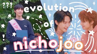 evolution of nichojoo (&team's 02 liners)