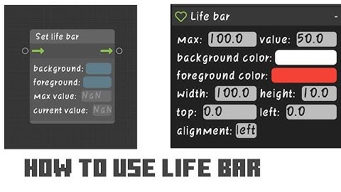 How to use Life bar - Max2D [Eng And Indo sub]