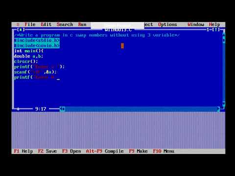 Without 3 variable swap 2 number  in a c program #cprogramming #cprogrammingquestions #computer