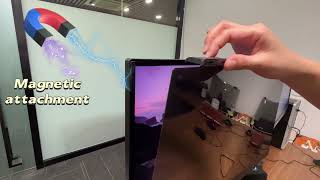 Computer Magnetic Hanging Privacy Screen Filter #monitor #privacyscreen #magnetic @jeapka-wcf