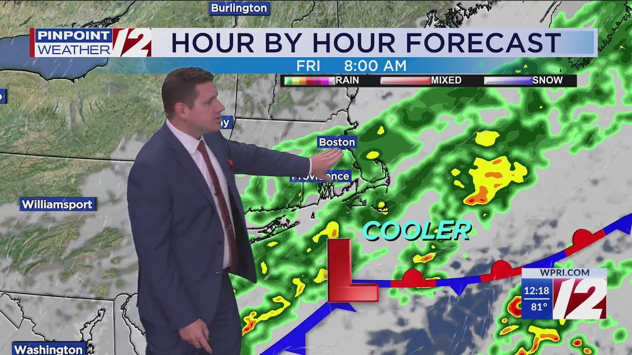 WPRI 12 Weather Forecast 7/31/25: Cooler With Showers This Afternoon ...