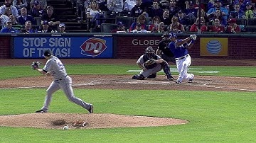 COL@TEX: Choice hits an RBI single to pad lead