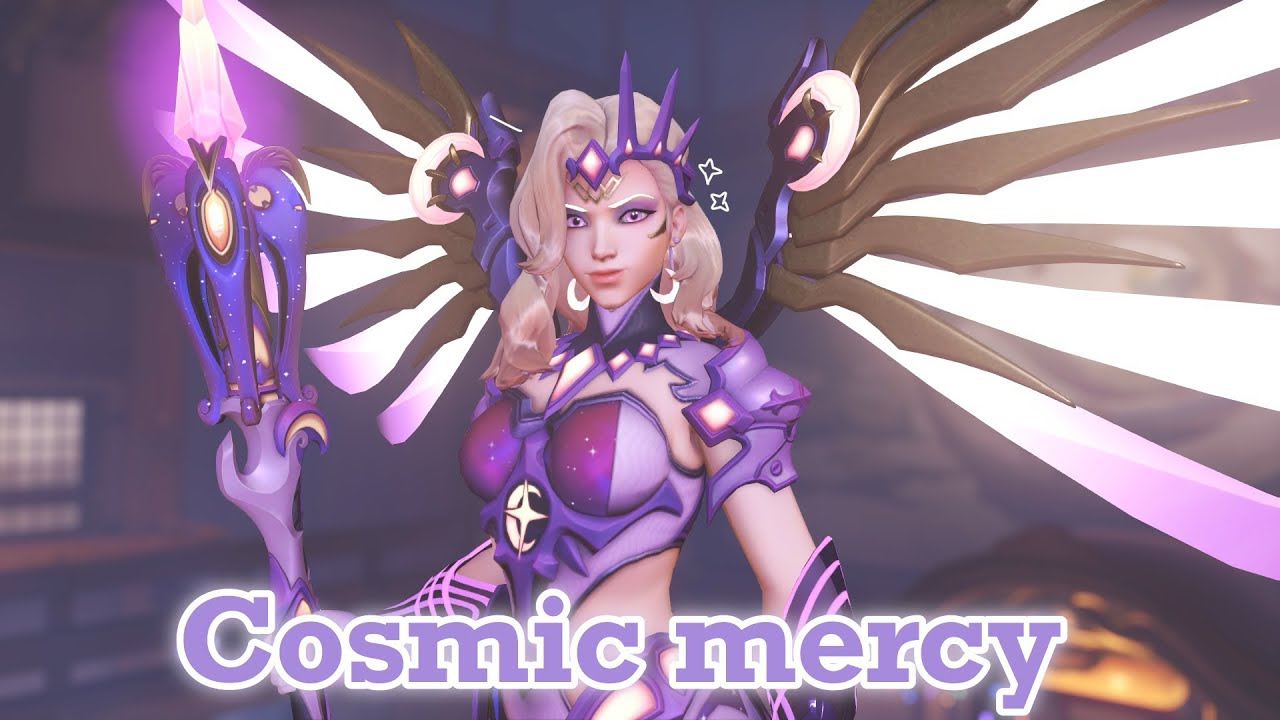 Cosmic Mercy cosmic mercy is so beautiful! ~( overwatch 2 mercy gameplay)~ - YouTube