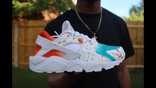 custom splatter nike huarache