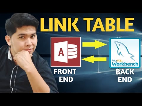 Microsoft Access as front-end of MySQL | Edcelle John Gulfan