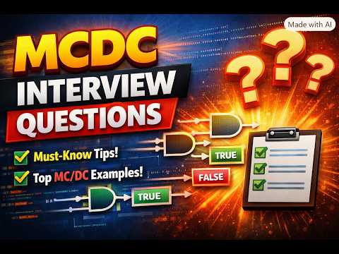 MC/DC Interview Questions & Answers | Modified Condition/Decision Coverage | DO-178C
