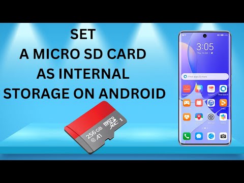 How to Use a Micro SD Card as Internal Storage in Android phone #microsd