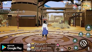 Naruto Shippuden Gameplay [CBT] | Anime MMORPG (Android)