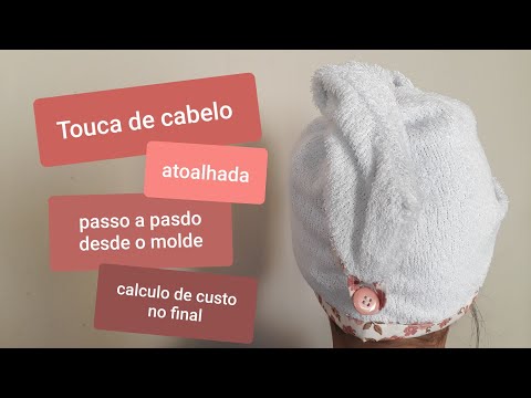 Vídeo: Como criar um turbante com uma toalha para secar o cabelo molhado: 12 etapas