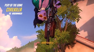 Widow 1v1 Headshot Sharpshooter | Overwatch | Widowmaker PotG