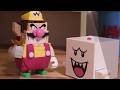 super mario StopMotion anime「Lego WARIO & Boo」レゴマリオとテレサ