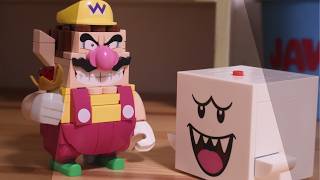 super mario StopMotion anime「Lego WARIO & Boo」レゴマリオとテレサ