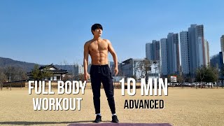 FULL BODY WORKOUT at home 10 MIN HIIT (Fat burning & No Equipment)