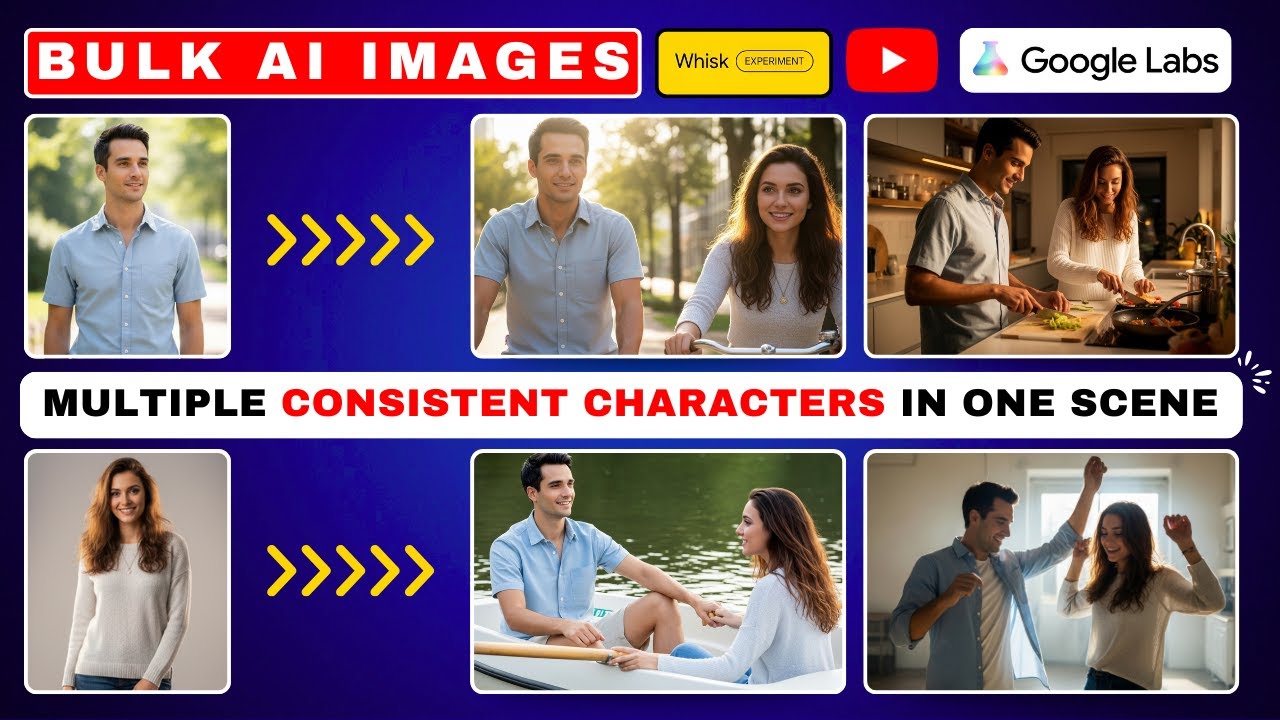 How to Generate Multiple Consistent Characters? Google Whisk Ai ...