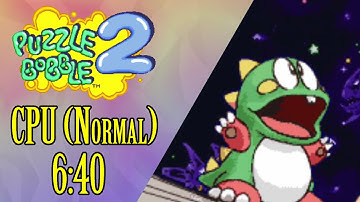 Vs Computer (Normal) in 6:40 | Puzzle Bobble 2 (Arcade)