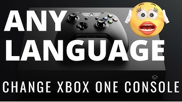 How To Change Xbox language and Country Settings