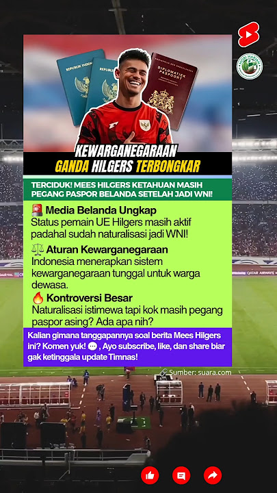 SKANDAL❗MEDIA BELANDA BONGKAR PASPOR GANDA MEES HILGERS