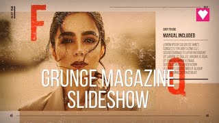 Grunge Magazine Slideshow — After Effects Template