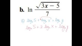 10.24 PCH 3.3-3.4. Props. of Logs and Solving Exponential and Logarithmic functions
