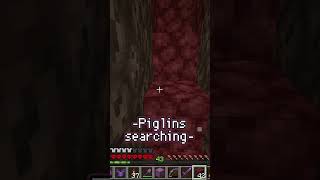 I've Never Heard The Piglins Act Like That Before #minecraft #mcyt #gaming #twitch
