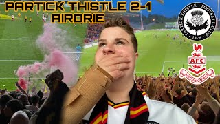 PARTICK THISTLE 2-1 AIRDRIE!! - MATCHDAY VLOG! 🤯🧨