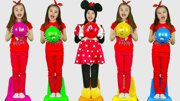 Five little babies jumping on the bed - Children