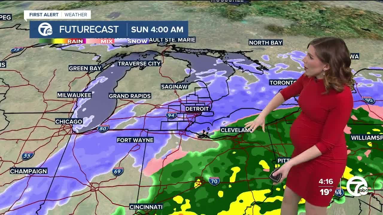Rounds of snow this weekend - YouTube