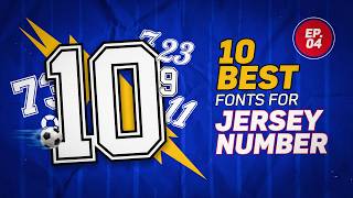 10 Best Fonts for Jersey Numbers in Canva (Sports, Varsity & Team Styles)