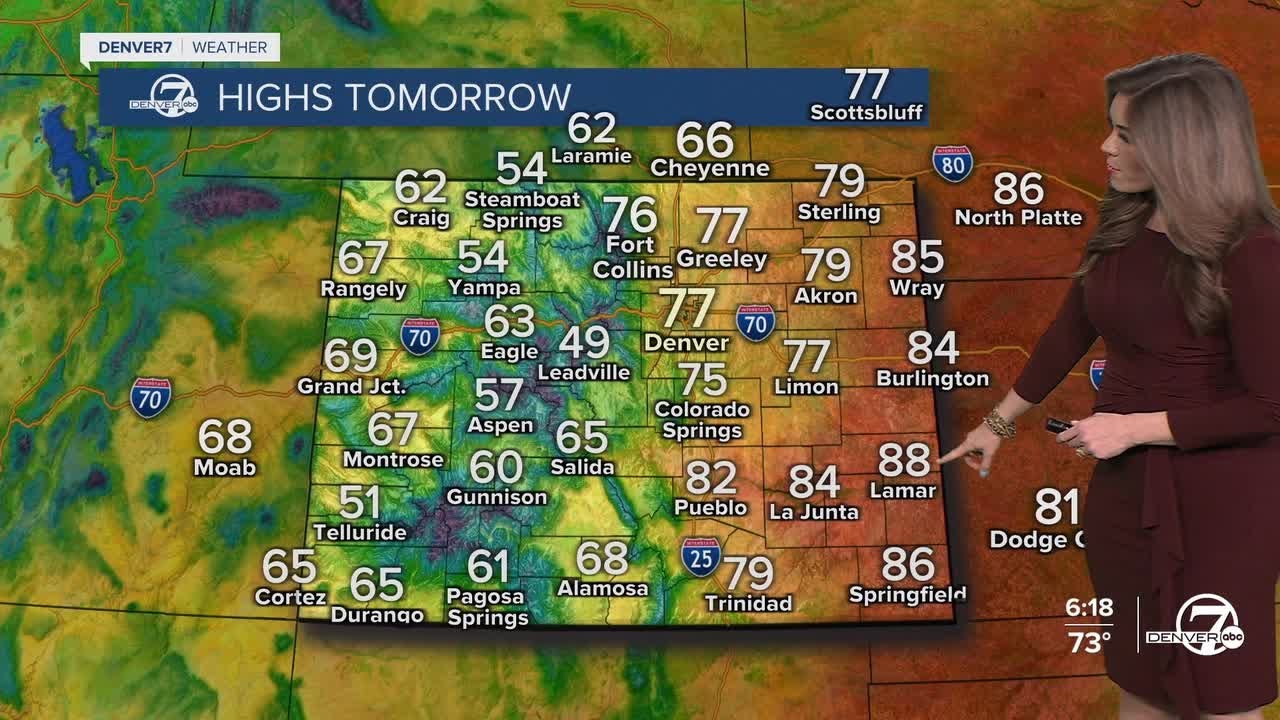 One more day in the 70s in Denver before weekend storm - YouTube