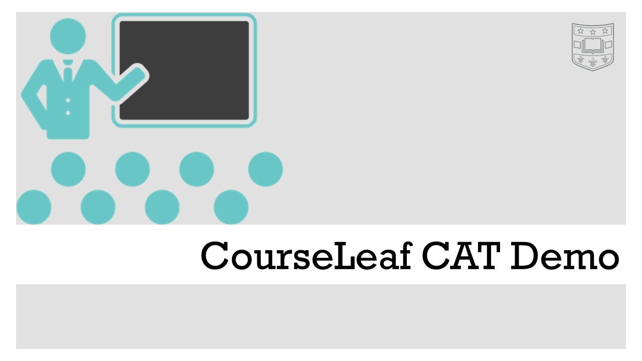 Courseleaf Icon CourseLeaf CAT Demo (2023-24 Bulletin) - YouTube