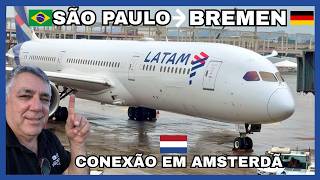 From Brazil to Germany flying with LATAM and KLM.