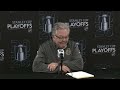 Golden Knights Address Media Ahead of Round 2 Series with Anaheim
