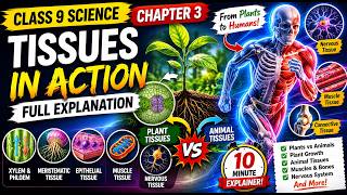 Tissues in Action Explained | Class 9 Science Chapter 3 Full Explanation