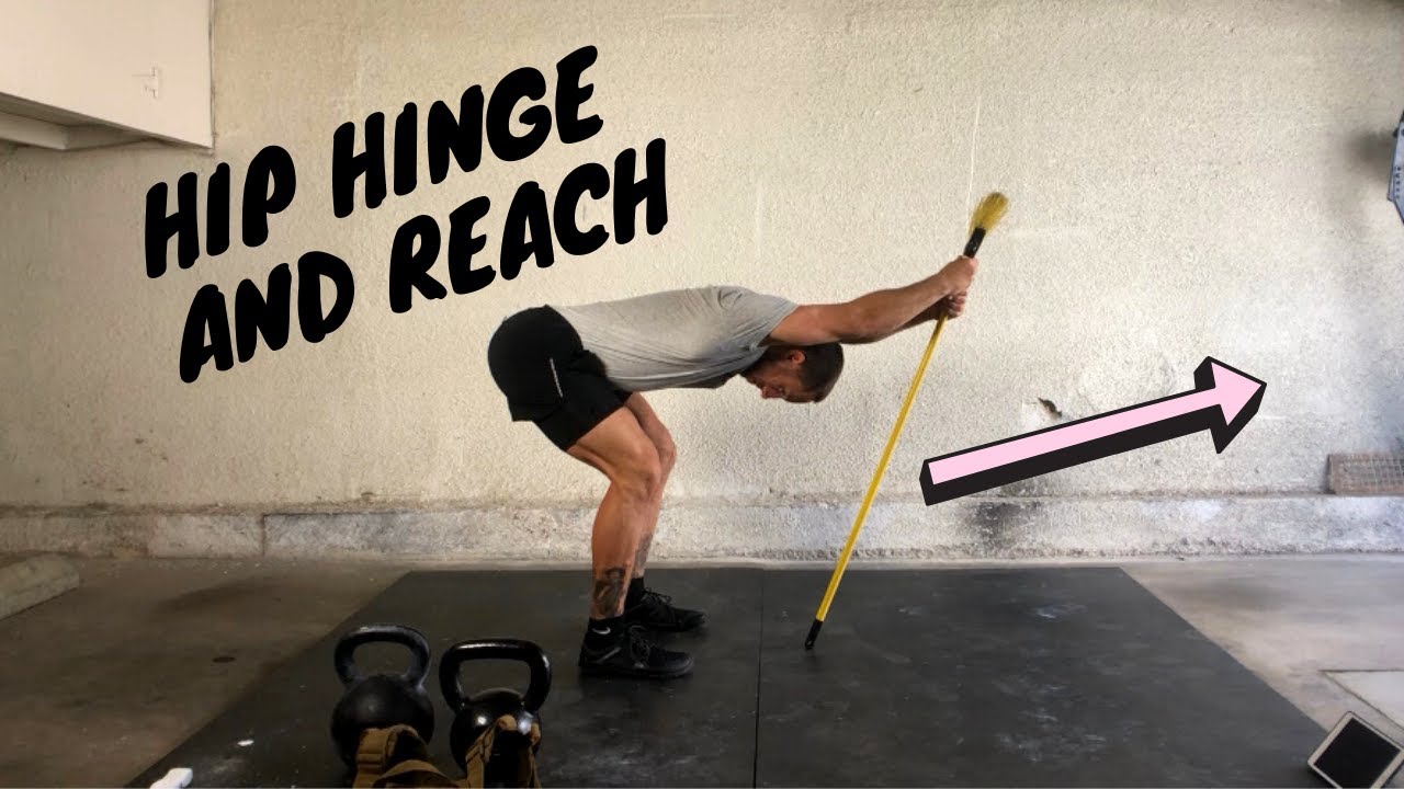 Broomstick Mobility Hip Hinge Mobility Drill At Home Training YouTube