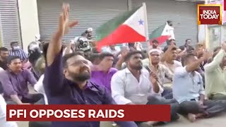 PFI Workers Stage Massive Protest Against NIA Raids Across Tamil Nadu, Claim Political Vendetta