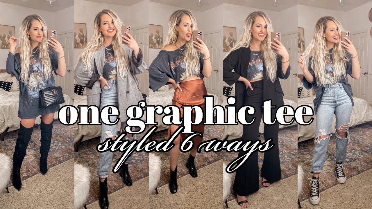 graphic tee outfits